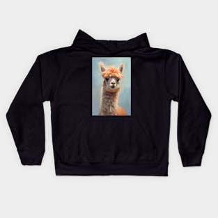 Alpaca Portrait Kids Hoodie